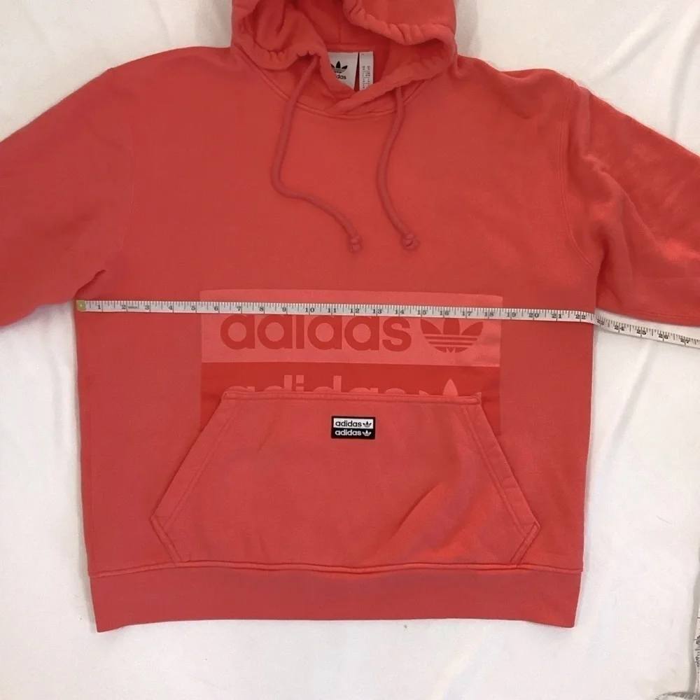 Adidas Originals Adicolor Repeat Logo Hoodie Red/Orange/Coral Men's Medium M
